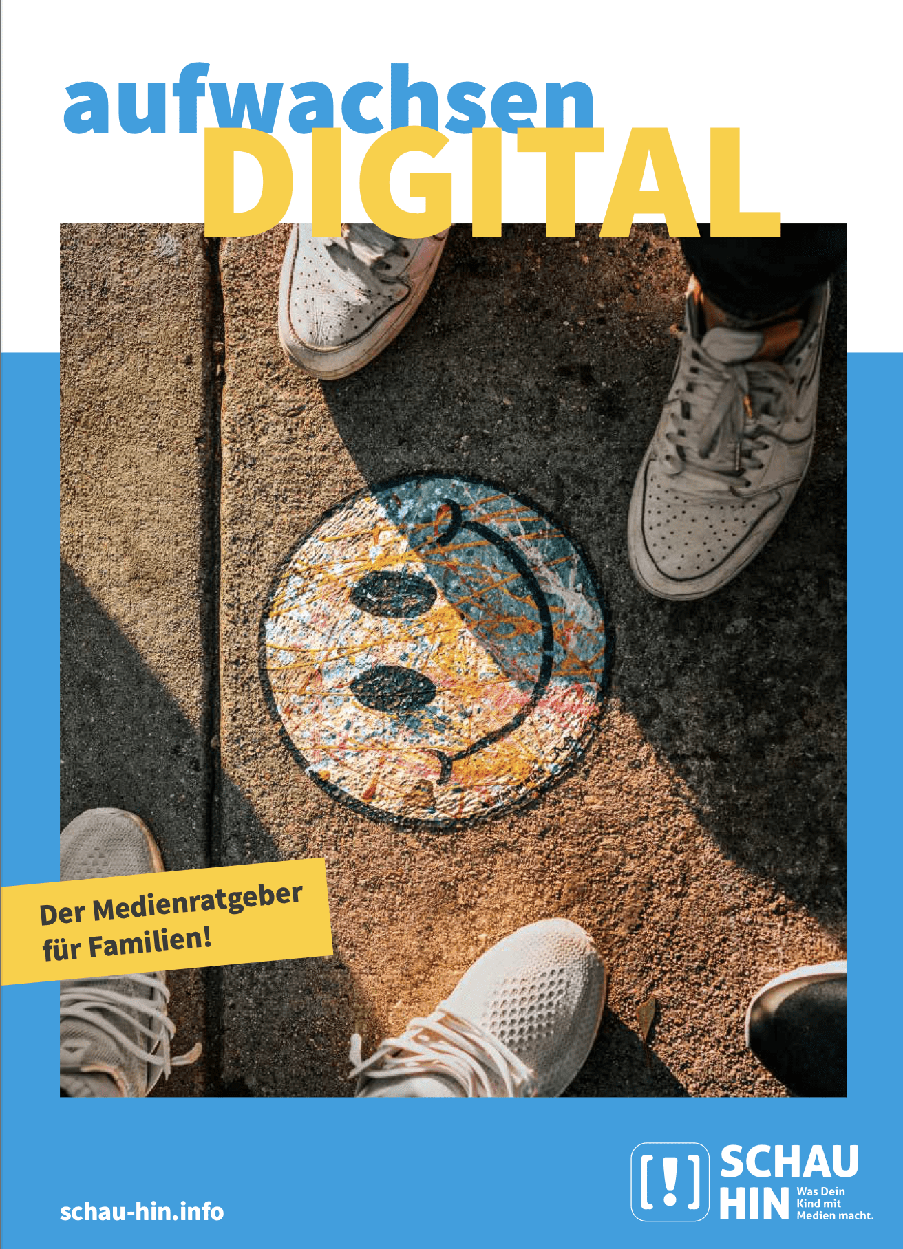 Cover der Broschüre "Aufwachsen Digital" der Initiative schau-hin.info