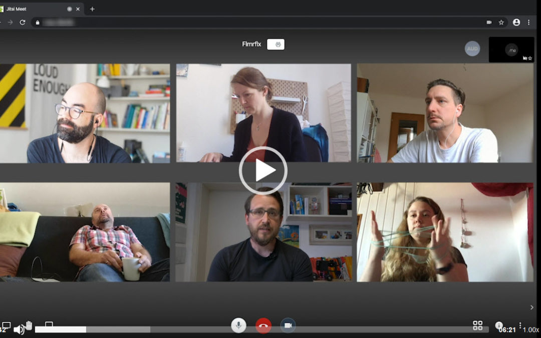 … es ist wie bei dem Präsenzwochenende, nur ohne Laufen