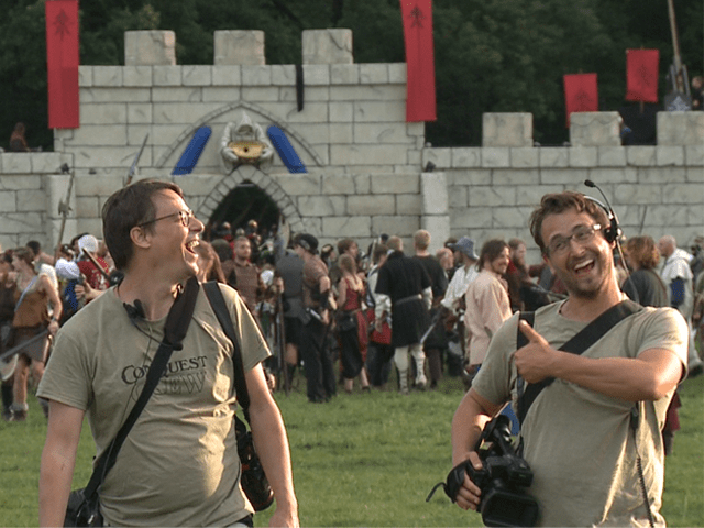 Dreharbeiten beim ConQuest of Mythodea